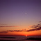 日本海の夕日 (ポジ)