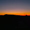 草原の夕暮れ　阿蘇外輪山