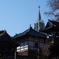 寺院と教会の見える風景