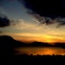 西湖の夕日