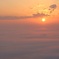 霧の海から見える朝日