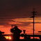 明日への夕日