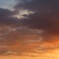 冬の朝の空