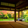 京都散策、瑠璃光院1階瑠璃の庭