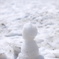夏の雪だるま