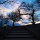 Stairs to winter
