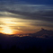 御嶽山の夕暮れ