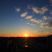 夕陽にくつろぐ