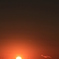 夕焼け　多摩川　浅間神社