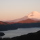 芦ノ湖と富士山