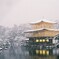 雪の金閣寺