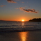 新年の夕暮れ