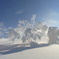 雪の彫刻