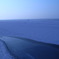 氷上の川