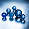 Blue marbles