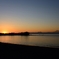 夕暮れ時に