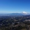 丹那上空から富士山