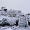 雪の福知山城２