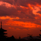 夕暮れの八坂の塔