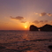 夕日