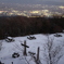 雪の九千部山