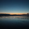 干潟の夕暮れ