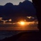 白浜の夕陽