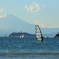 海と江ノ島と富士山と
