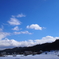雪の晴れ間