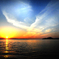 夕日