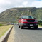 Ford and a rocky mountain