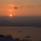日が沈む・・・