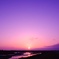 手取川の夕景２