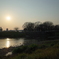 春、いまだ浅い日の夕暮れ