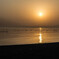 海と夕日2