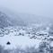 雪中白川郷遠景図