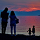 親の夕景、子の夕景