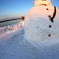 メタボな雪だるま