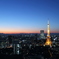 2015年夕暮れの東京タワー