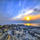 荒崎海岸の夕日