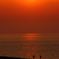 砂丘夕日