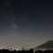 淡～い天の川と富士山