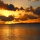 溢れ出る夕陽