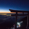 富士山九合目にて