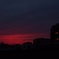 夕焼け空が、赤光って