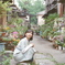 路地裏の花たちと