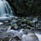 Rocks in waterfall