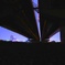 the foot of a bridge