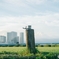 早朝のグランド - 1