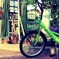 BICYCLE in a flower shop